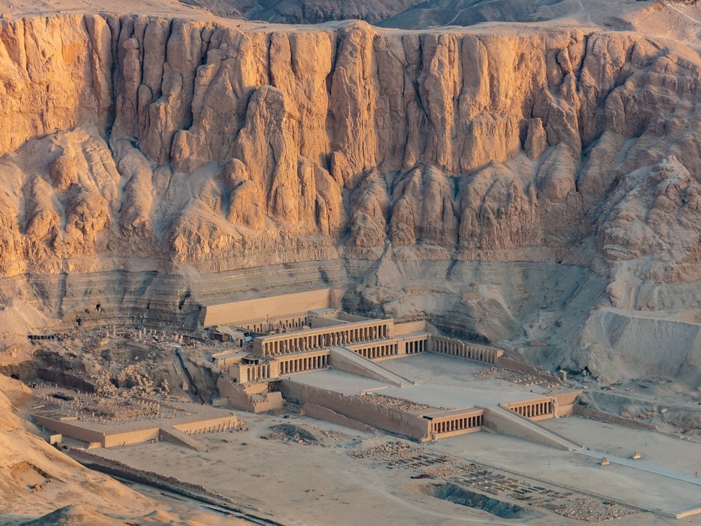 The Mortuary Temple of Hatshepsut at Luxor — one of the stops that rewards arriving with some energy left in reserve.