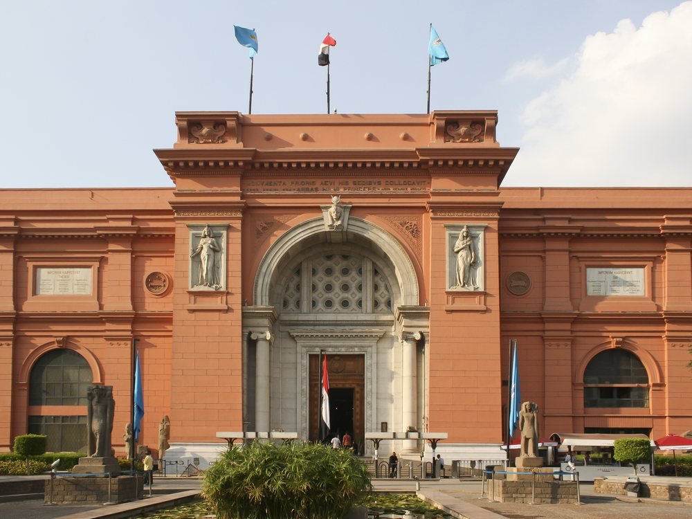 The Egyptian Museum in Tahrir Square, Cairo — home to the country's antiquities collection since 1902.